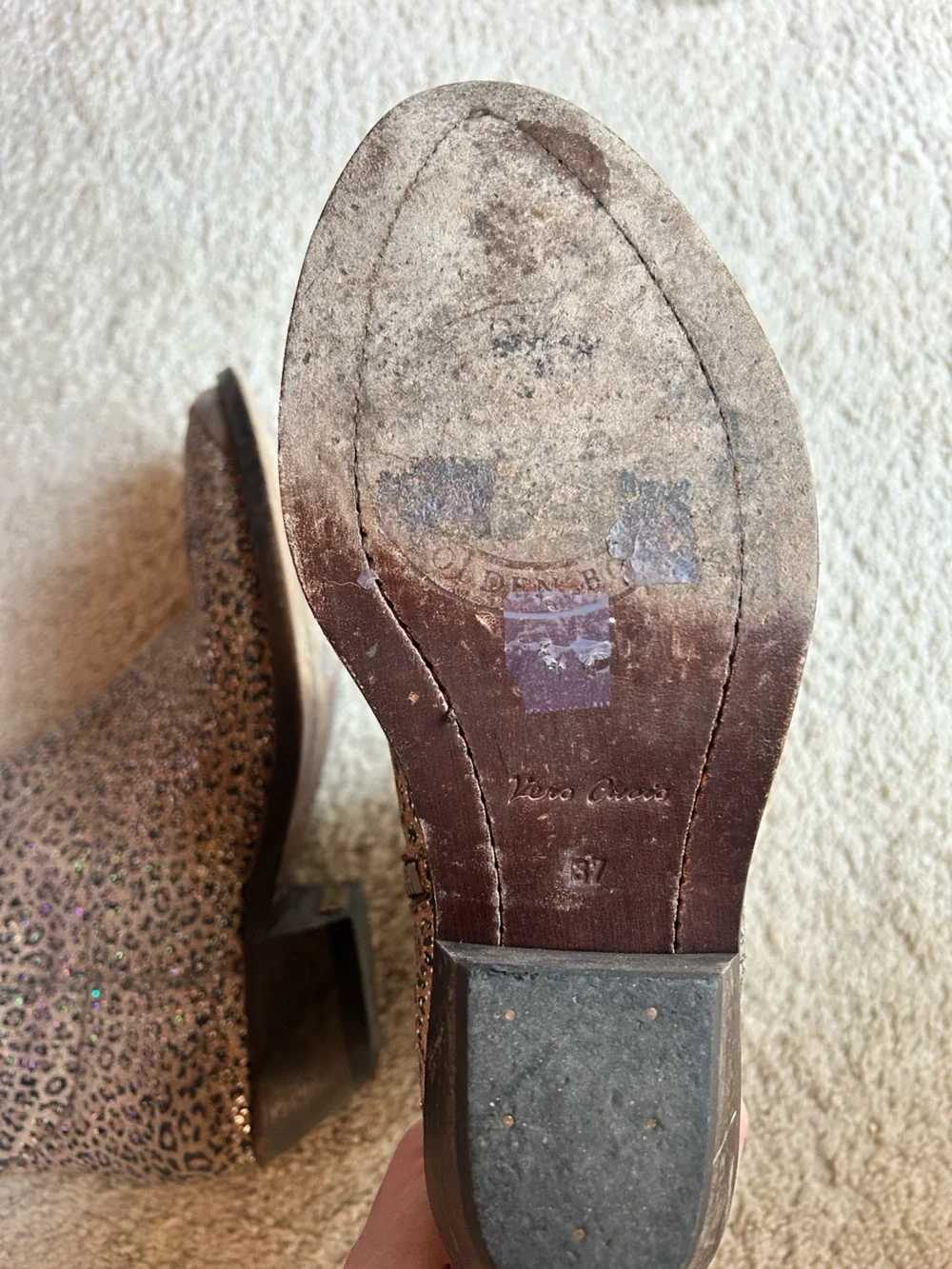 Golden Goose Animal Print Boots